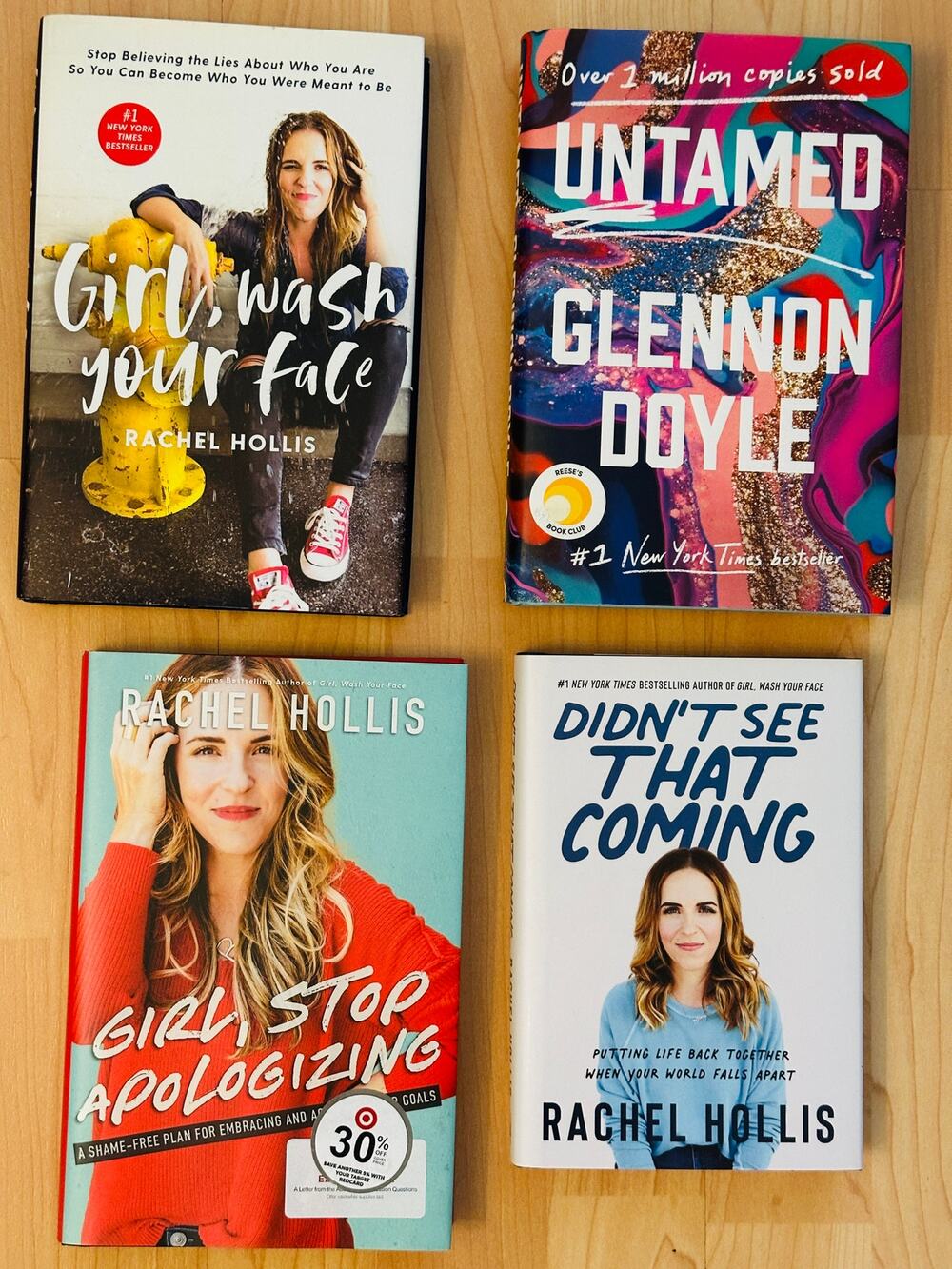 SET of 4 NEW HARDCOVER BOOKS – Rachel Hollis & Glennon Doyle Untamed